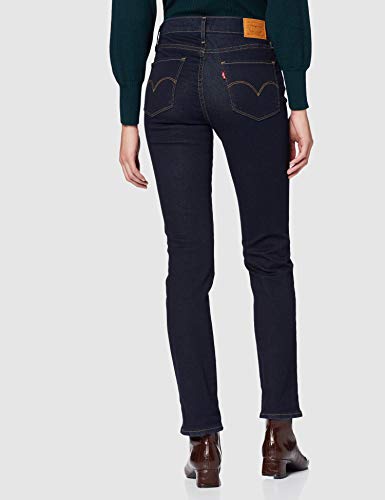 Levi's 724 High Rise Straight Vaqueros, Azul (Two The Nine 0015), W34/L32 (Talla del Fabricante: 34 32) para Mujer