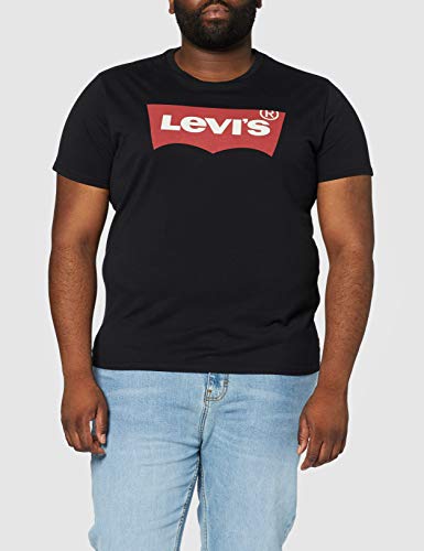 Levi's Graphic Set-In Neck, Camiseta para Hombre, Negro (Graphic Black), XX-Small