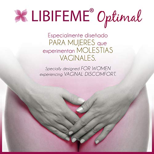 LIBIFEME Optimal Ovulos - Lubricacion Natural que Reduce la Irritación,  el Picor Intimo y Ardor Vaginal producido por infecciones como la Candidiasis o la Vulvo Vaginitis - 5 Ovulos Internos