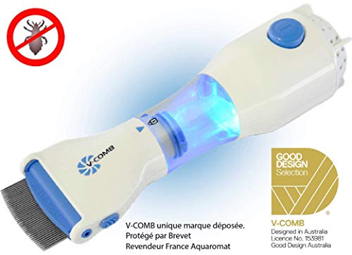 licetec v-comb tetera piojos peine