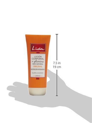 Lida Glicerina Original 100% Natural Loción Corporal - 200 ml