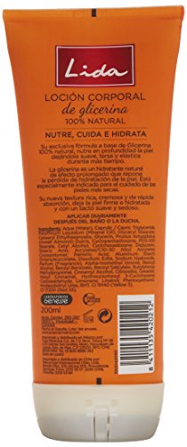 Lida Glicerina Original 100% Natural Loción Corporal - 200 ml