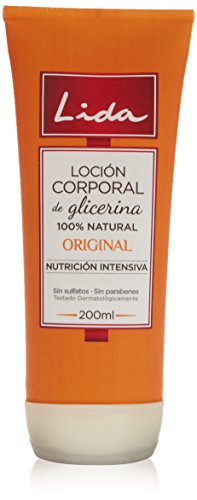 Lida Glicerina Original 100% Natural Loción Corporal - 200 ml