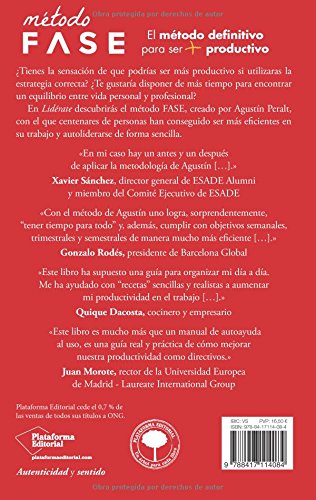 Lidérate: Método FASE - El Método definitivo para ser más productivo