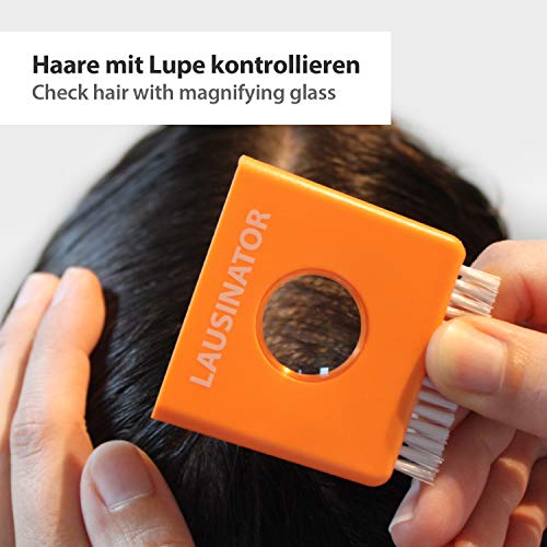 Liendrera metálica 3 en 1 para niños y adultos - Peine para piojos extrafino - Distancia mínima entre púas