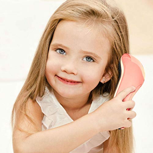 Lily England Cepillo de Pelo Desenredante Para Cabello Mojado, Seco, Fino, Grueso, Rizado - Mejor Cepillo Para Todo Tipo de Cabello - Regalo Ideal Para Mujeres y Niños ¡No Más Enredos! (Oro Rosa)