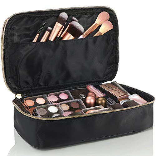 Lily England Neceser Organizador de Maquillaje - Estuche para Cosméticos - La Mejor Idea de Regalo - Negro