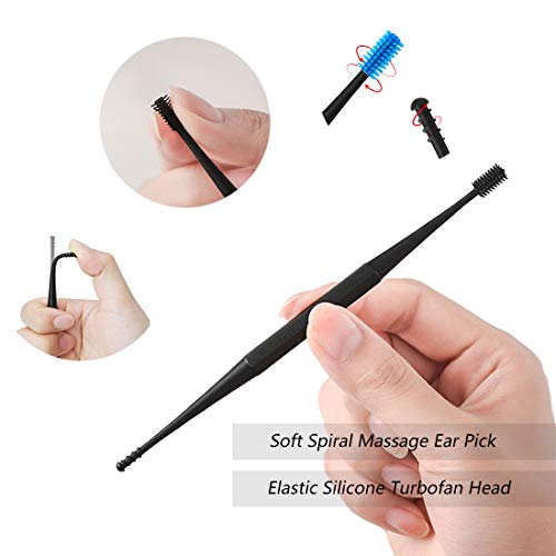 Limpiador de Oídos - 4PCS Removedor de Cera de Oído inteligente, para bebés, Trabajo para pequeños canales auditivos, diseño perfecto de una pieza, jóvenes y adolescentes adultos