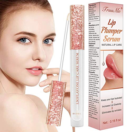 Lip gloss, Lip Plumper, Essence Lip, Lip Serum, Lipstick, Lip Enhancer, Para Aumentar la Elasticidad del Labio, Reducir Líneas Finas, Hidratación Labial, Labios Sexy Más Llenos e Hidratados