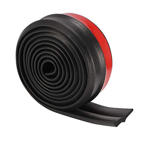Lip Universal, Protector Parachoques Coche, 2.5M Lip Coche Parachoques delantero Lip Splitter Spoiler Goma,