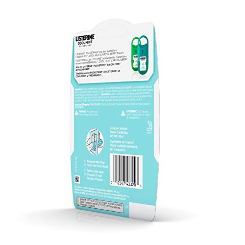 Listerine PocketPaks Coolmint, 3pk, 24ct Breath Strips