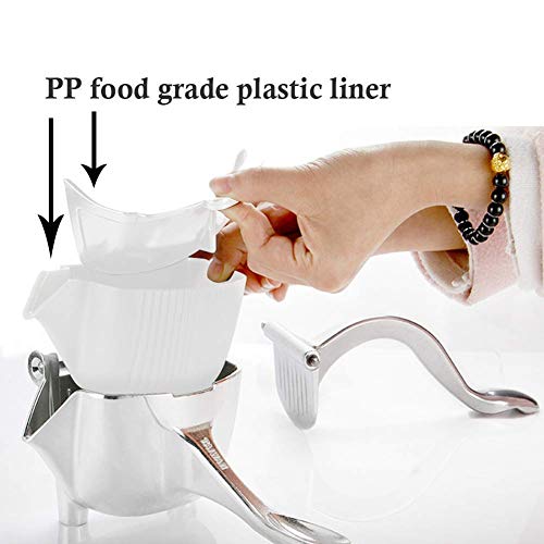 Little ZhuZhu Exprimidor Manual de Frutas Exprimidor de limón Exprimidor de Granada de Aluminio Desmontable, for Todo Tipo de Frutas jugosas, con Mango Largo/Comodidad