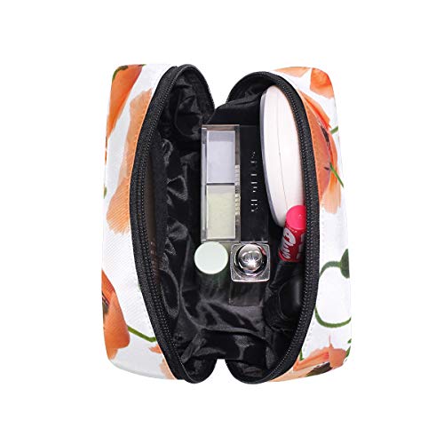 LIUBT - Neceser de viaje con diseño de amapolas y flores, organizador multifunción para mujer