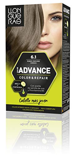 LLONGUERAS Advance tinte Rubio Oscuro Ceniza Nº 6.1 caja 1 ud