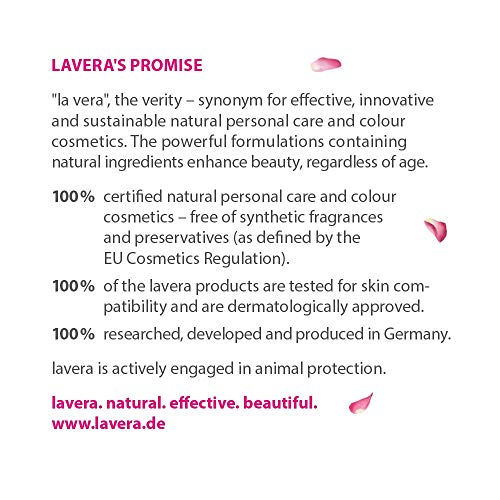 Loción corporal de Lavera, ultrahidratante, con rosas silvestres orgánicas, producto végano para un cuidado orgánico de la piel, cosméticos naturales e innovadores (200 ml)