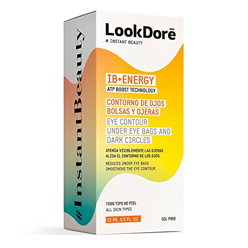 Lookdore IB+ Energy Crema Contorno de Ojos - Corrector Ojeras - Vitamina C Facial - Anti Fatiga