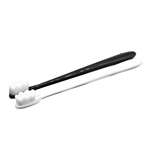 Lopbinte Cepillo de Dientes Extra Suave para EncíAs Sensibles, Cepillo de Dientes Manual Micro- con Hilo Suave 20000 para Cuidado EncíAs, Proteger EncíAs FráGiles Buen (Paquete de 2)