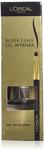 L'oreal - 2, 8 g super liner gel intenza delineador de ojos, oro negro número 02