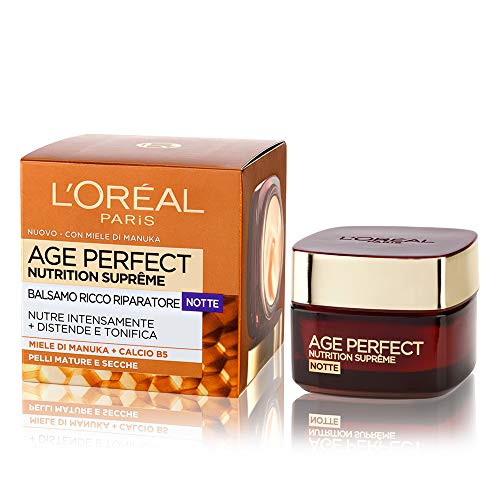 L'Oréal - Age Perfect Nutrition Supreme - Crema nutritiva de noche para piel madura - 50 ml