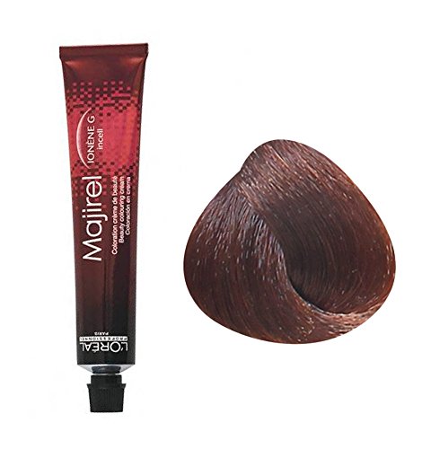 L'Oreal Majirel 7.43 , Color Rubio Cobrizo Dorado, 50 ml