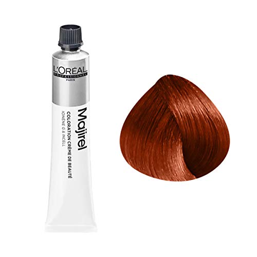 L'Oreal Majirel 7.43 , Color Rubio Cobrizo Dorado, 50 ml