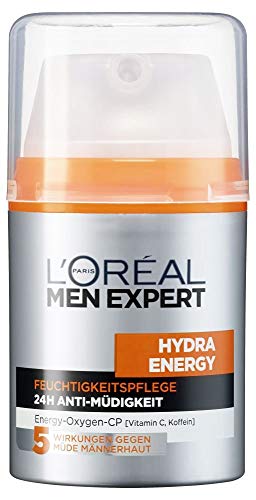 L'oréal men expert - Hydra energetic, cuidado hidratante anti - fatiga, larga duración, 50ml