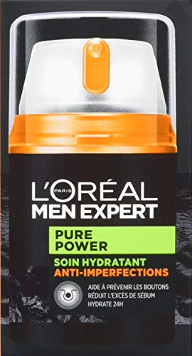 L'Oréal Men Expert Pure Power facial humana Anti manchas de la piel aceitosa - Conjunto de 2
