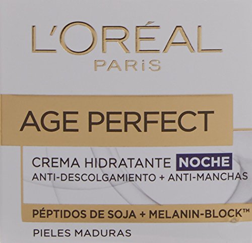 L'Oreal Paris Age Perfect, Crema Hidratante de Noche, Pieles Maduras - 50 ml