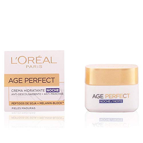 L'Oreal Paris Age Perfect, Crema Hidratante de Noche, Pieles Maduras - 50 ml