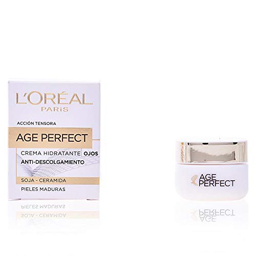 L'Oreal Paris - Age Perfect, crema hidratante de ojos, pieles maduras, 15ml