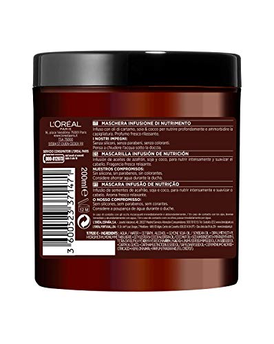 L'Oreal Paris Botanicals Mascarilla Infusión de Nutrición, para cabellos secos - 200 ml
