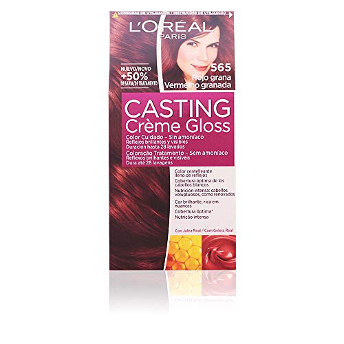 L'Oreal Paris Casting Crème Gloss Coloración Sin Amoniaco Casting Créme Gloss 565 Rojo Grana