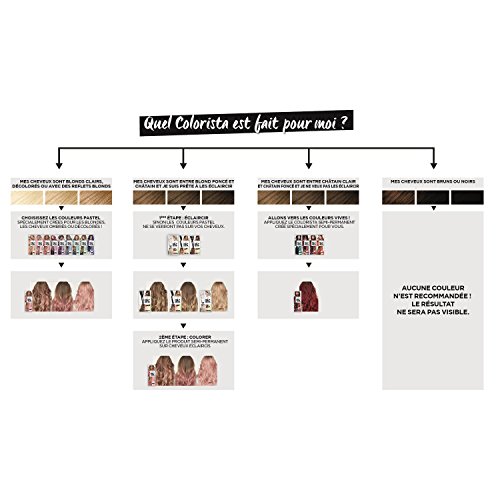L’Oréal Paris Colorista Blueblack Paint Permanente Haarkleuring coloración del cabello Negro - Coloración del cabello (Negro, BlueBlack, Cabello normal, 59 mm, 78 mm, 172 mm)