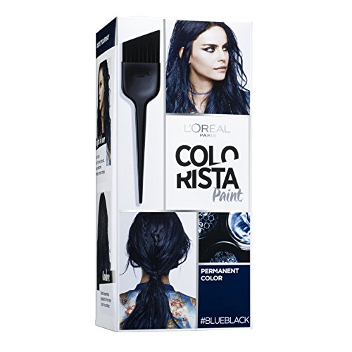 L’Oréal Paris Colorista Blueblack Paint Permanente Haarkleuring coloración del cabello Negro - Coloración del cabello (Negro, BlueBlack, Cabello normal, 59 mm, 78 mm, 172 mm)