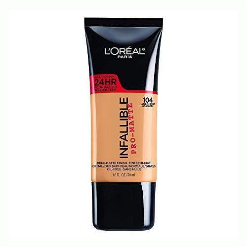 L'Oreal Paris Cosmetics Infallible Pro-Matte Foundation Makeup, Golden Beige, 1 Fluid Ounce by L'Oreal Paris