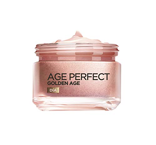 L'Oréal Paris Dermo Expertise - Age Perfect, crema rosa anti arrugas Golden Age, para pieles maduras, 50 ml