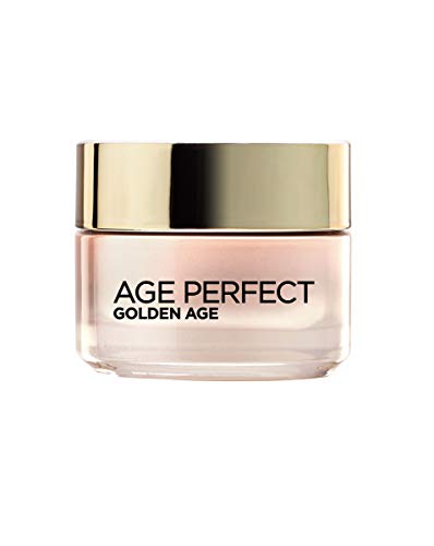 L'Oréal Paris Dermo Expertise - Age Perfect, crema rosa anti arrugas Golden Age, para pieles maduras, 50 ml
