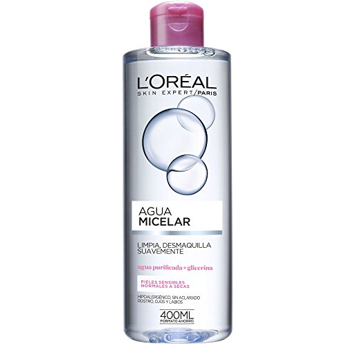 L'Oreal Paris Dermo Expertise Agua Micelar para Pieles Sensibles, Normales a Secas de L'Oréal Paris - 1 Unidad