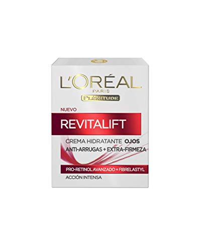 L'Oreal Paris Dermo Expertise - Revitalift contorno de ojos antiarrugas con Pro-Retinol, 15 ml