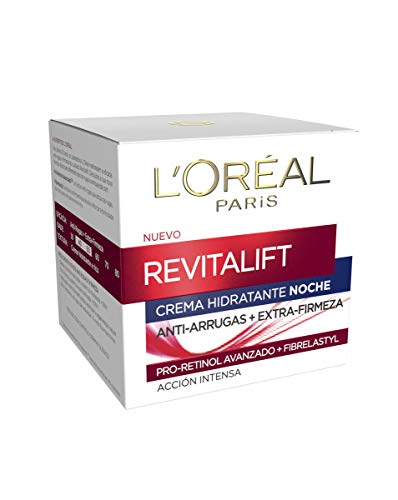 L'Oreal Paris Dermo Expertise - Revitalift Crema de noche, con Pro-Retinol, 50 ml