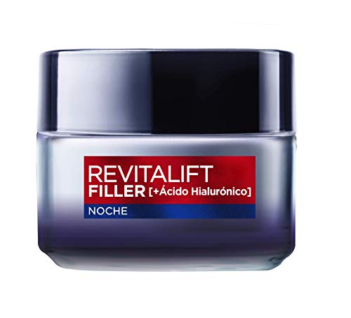 L'Oréal Paris Dermo Expertise - Revitalift Filler Crema Rellenadora de Noche, con ácido hialurónico - 50 ml