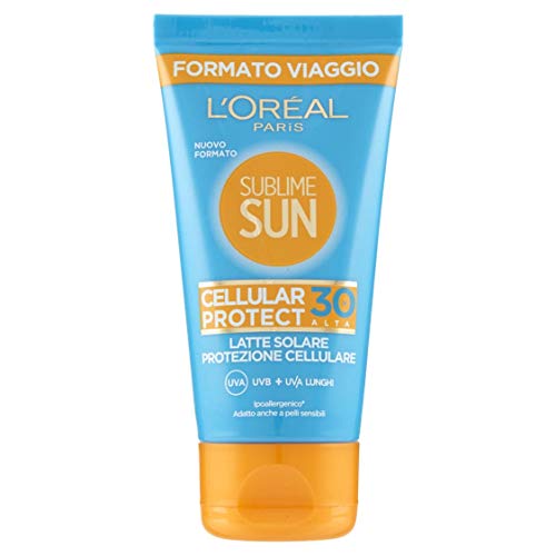 L'Oreal Paris Dermo Expertise Sublime Sun - Crema Protectora Facial Anti-edad, Solar SPF 30, 50 ml
