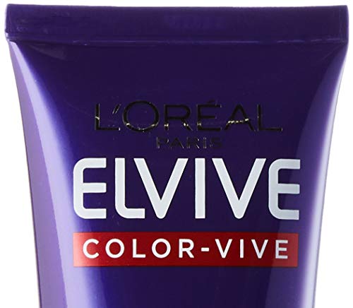 L’Oréal Paris Elvive Color Vive Mascarilla Violeta Matizadora para el Pelo con Mechas, Rubio o Gris - 150 ml