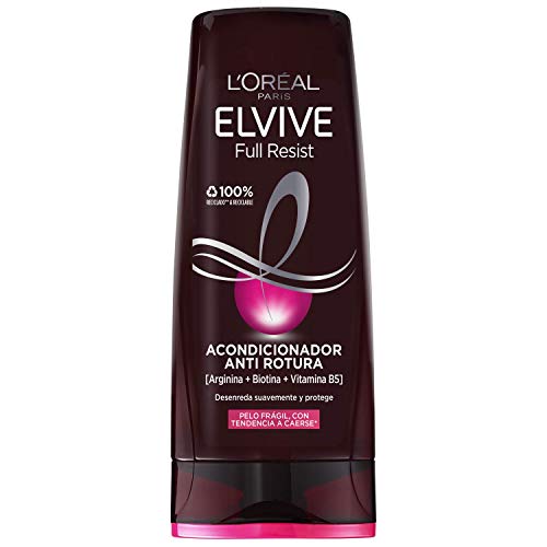 L'Oréal Paris Elvive Full Resist Acondicionador Anti Rotura para Pelo Frágil con Tendencia a Caerse - 300 ml