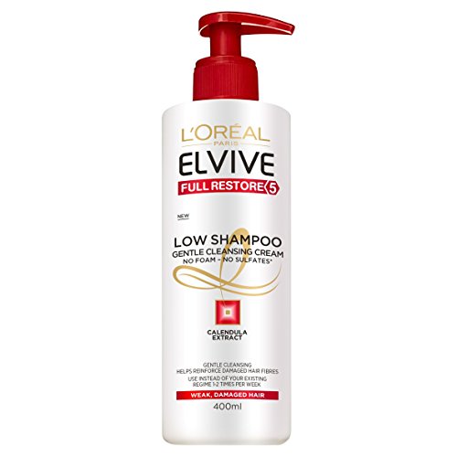 L'Oreal Paris Elvive Full Restore 5 Damaged Hair Low Shampoo, 400 ml
