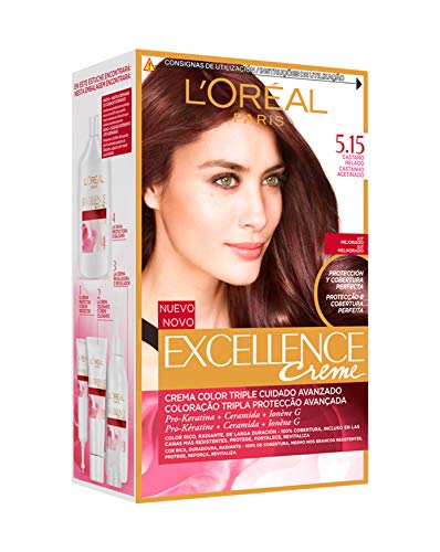 L'Oréal Paris Excellence Coloración Crème Triple Protección 5,15