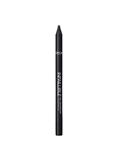 L'Oreal Paris Infalible Gel Crayon 24H Lapiz de Ojos Gel Waterproof 01 Back To Black