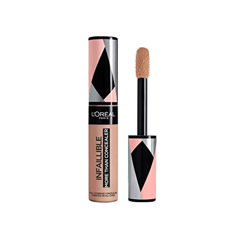 L'Oreal Paris Infalible More Than Concealer, Corrector Cobertura Completa, Tono 328 Biscuit - 11 ml
