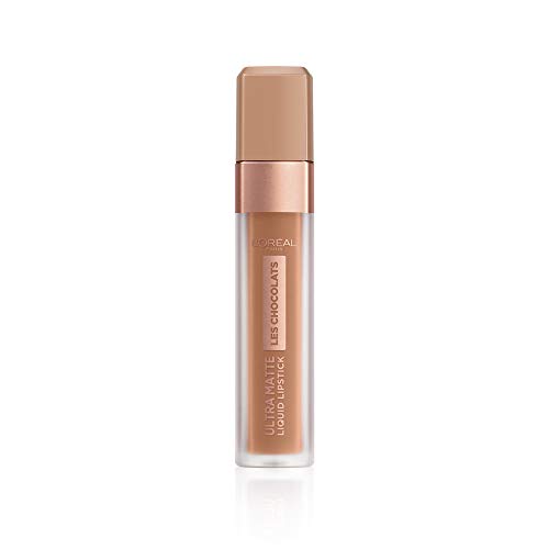 L'Oréal Paris Les Chocolats Labial Líquido Mate, Tono Marrón Nude 860 Ginger Bomb