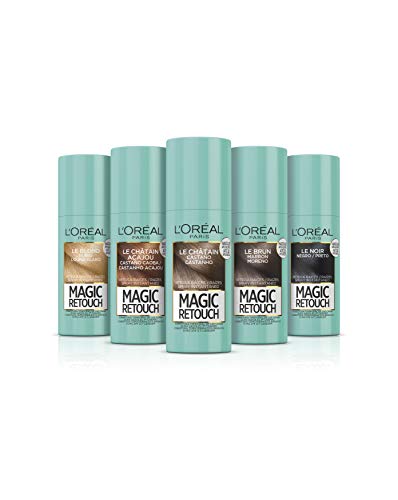 L'Oréal Paris Magic Retouch Spray Retoca Raíces y Canas, Castaño, 150 ml